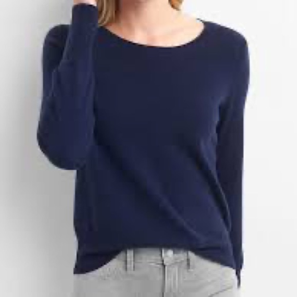 Merino Wool Navy Gap sweater size M